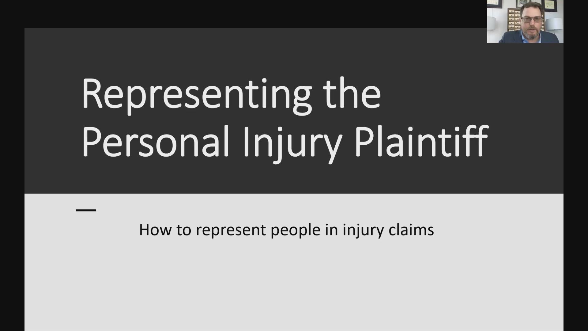 UnitedCLE.com: Representing The Personal Injury Plaintiff: How The ...